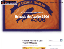 Tablet Screenshot of brigada2506.com